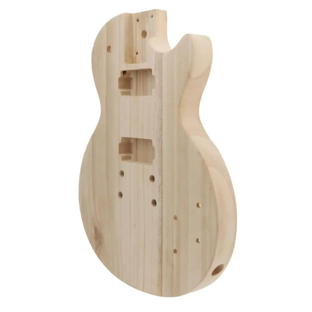 

DIY Unfinished Guitar Body Barrel Wood for ST Guitar Parts Accessories