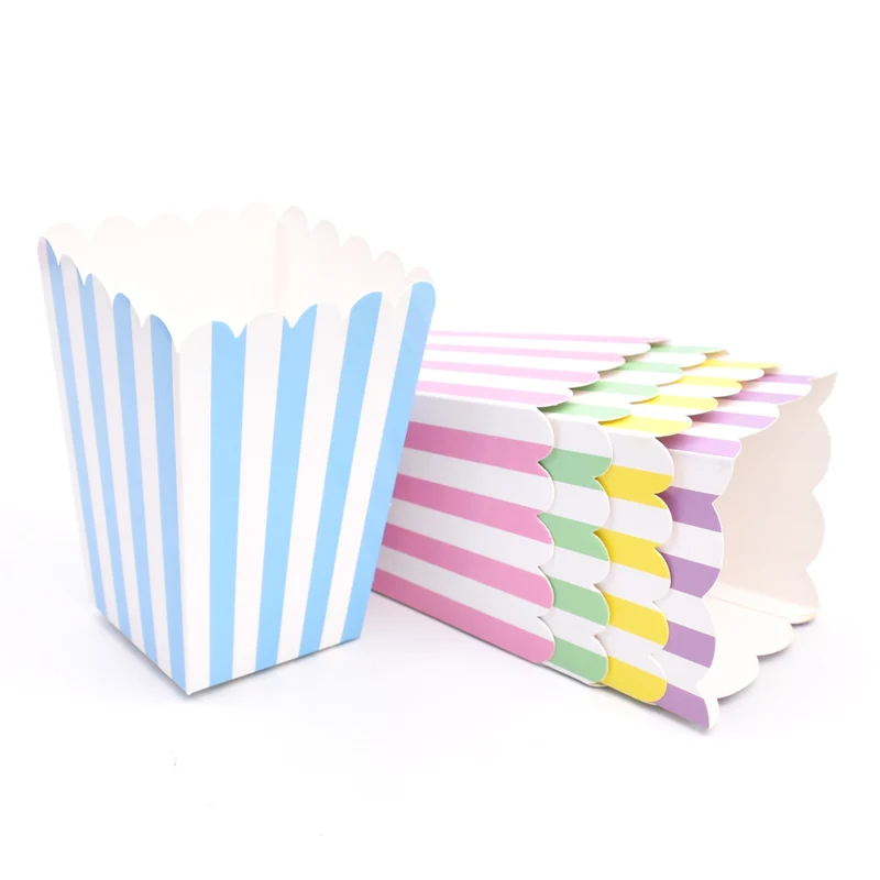 12 шт. бумажная коробка для попкорна | Дом и сад