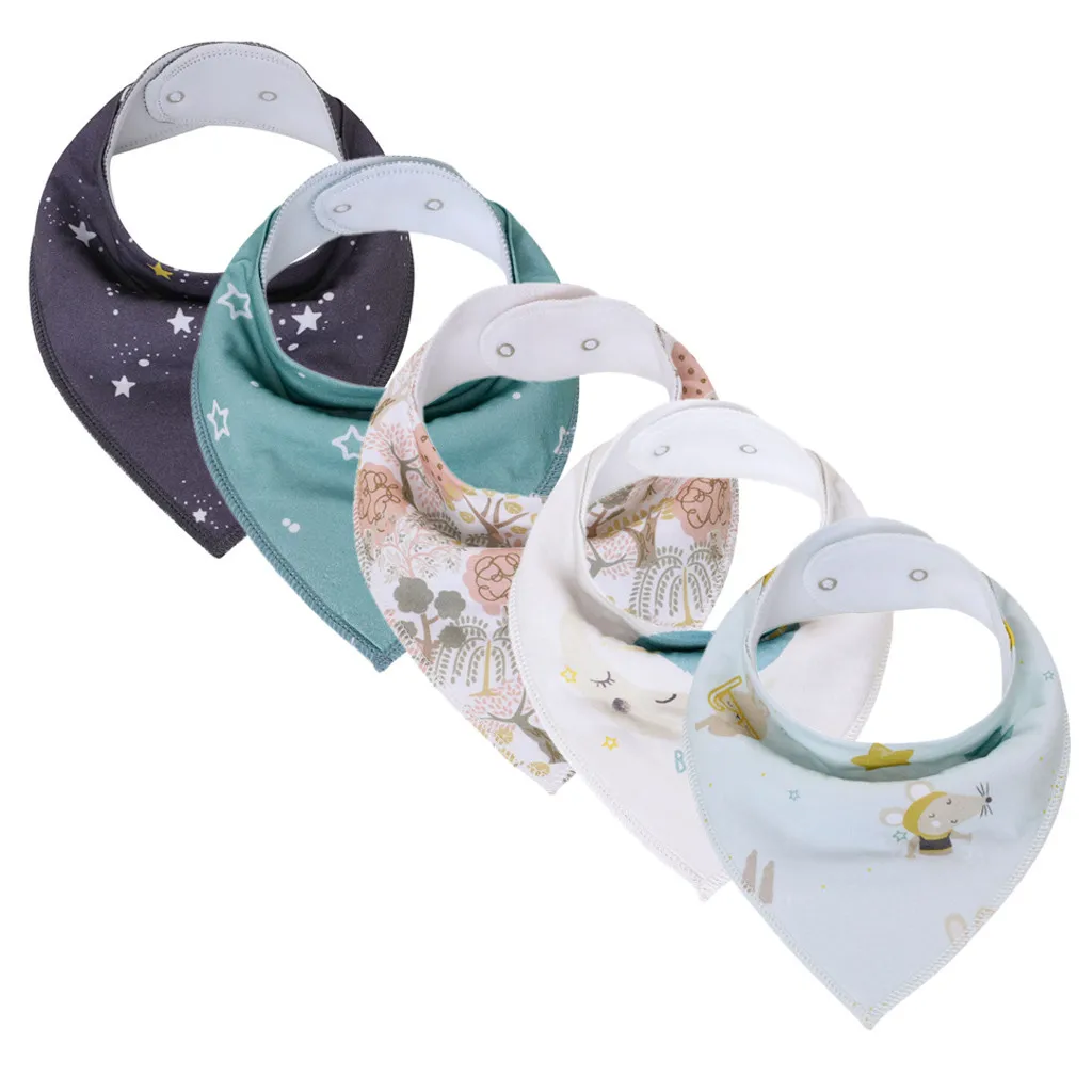 5 шт. Одежда для новорожденных с изображением салфетка кормления складной