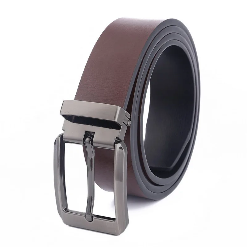 

Мужской ремень из натуральной кожи, эксклюзивный винтажный ремень с пряжкой с язычком для джинсов, Прямая поставка, 2021