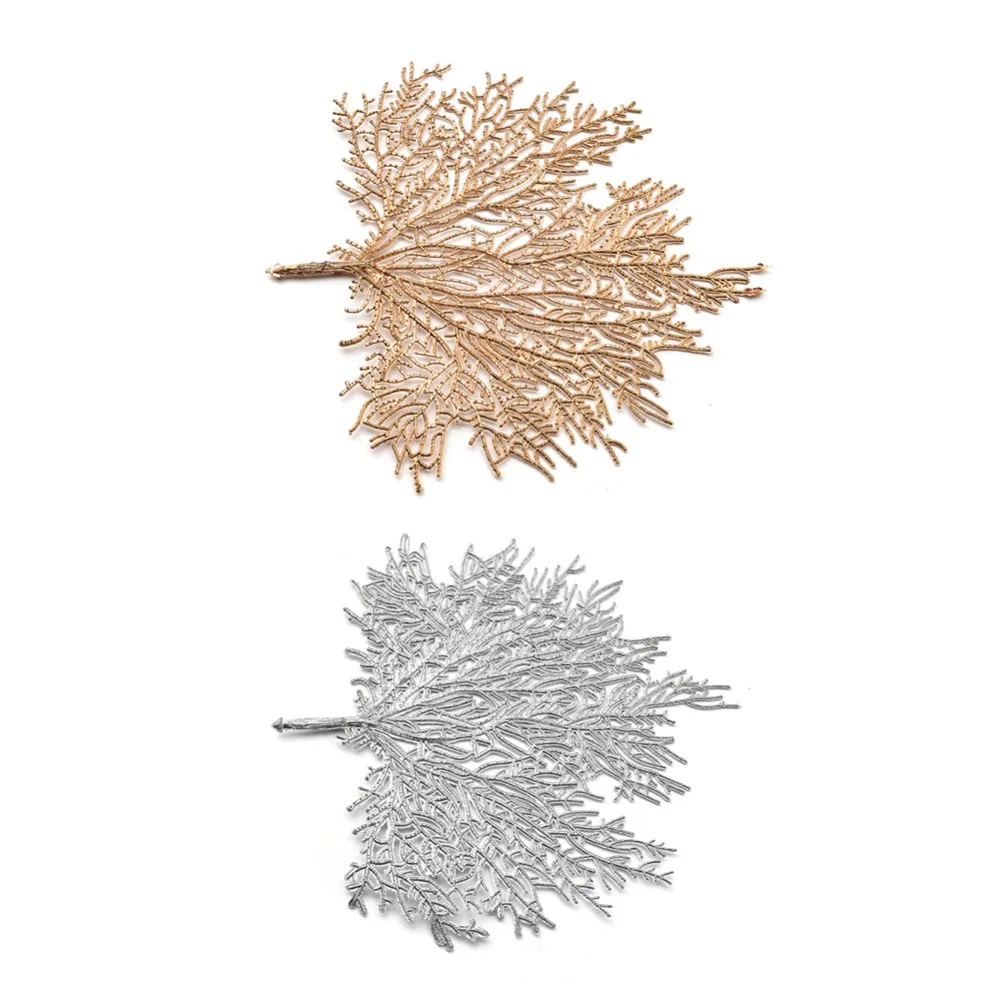 Подставки для обеденного стола с изображением листьев лотоса пальмового листа