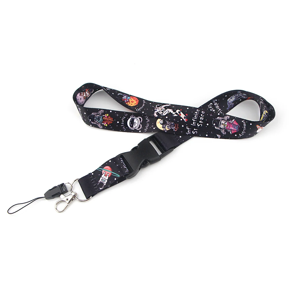 

SP444 Space Cool Neck Strap Lanyard for Key ID Card Cell Phone Straps USB Badge Holder Hang Rope Lariat Lanyards