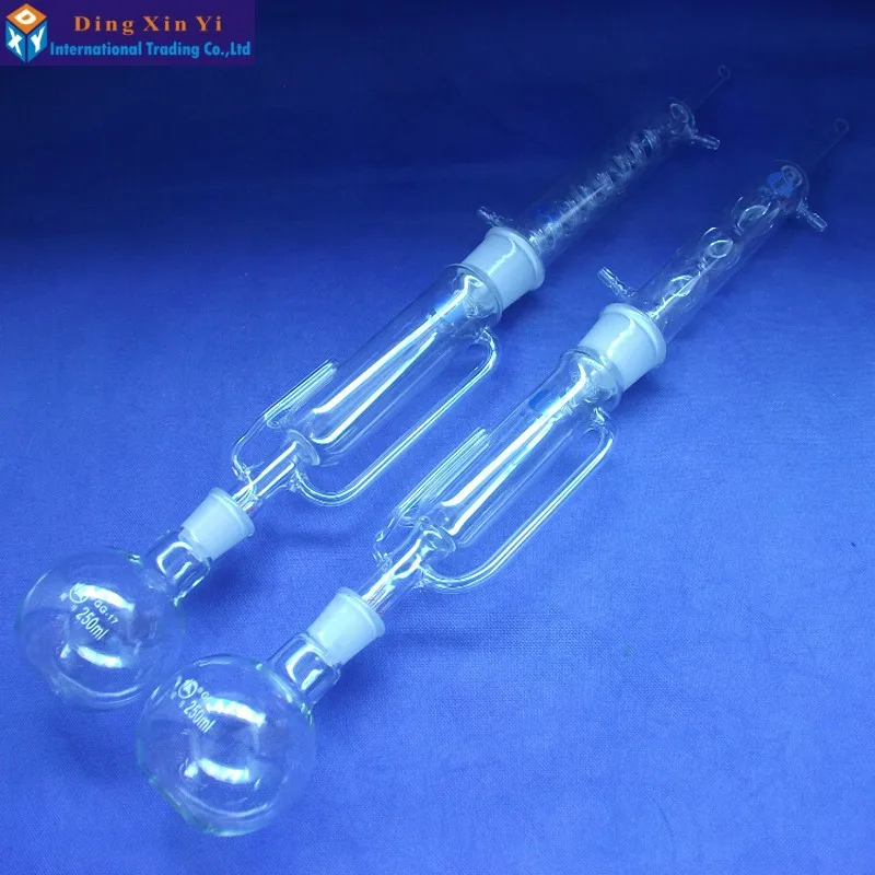 Экстрактор Soxhlet Lab Glass 150 мл/250 мл/500 мл конденсатор и корпус экстрактора с