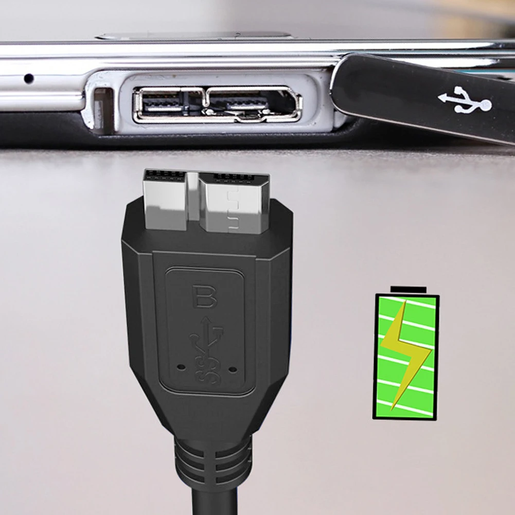 USB C к Micro 3 0 Шнур Type B кабель Быстрая зарядка супер скорость для SSD HDD мобильный