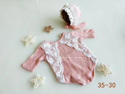 set 26 Шапочка для маленьких мальчиков и девочек+ комбинезоны, Одежда для новорожденных, одежда для выпускного, наряд для фотосессии, аксессуары для фотосессии - Цвет: set 26