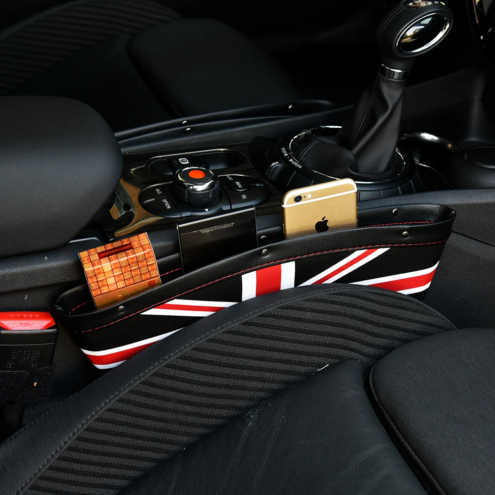 Универсальный контейнер для хранения в автомобильном сиденье Карманный кожаный