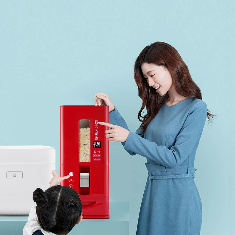 Герметичная коробка для хранения риса хлопьев зерен бобов муки контейнер