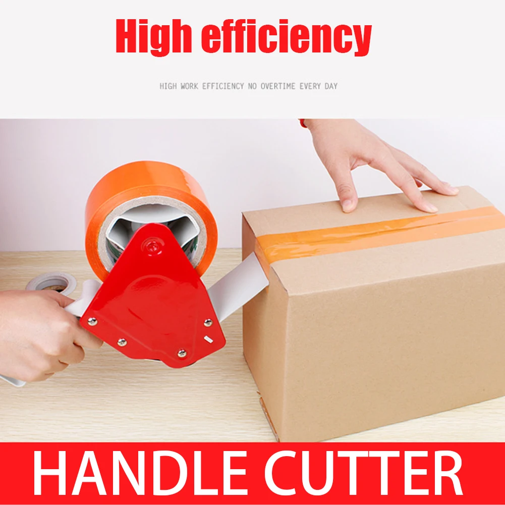 

Home Office Carton Heavy Duty With Handle Cutter Labor Saving Box Packing Portable Baler Tape Dispenser Easy Operate Accessory