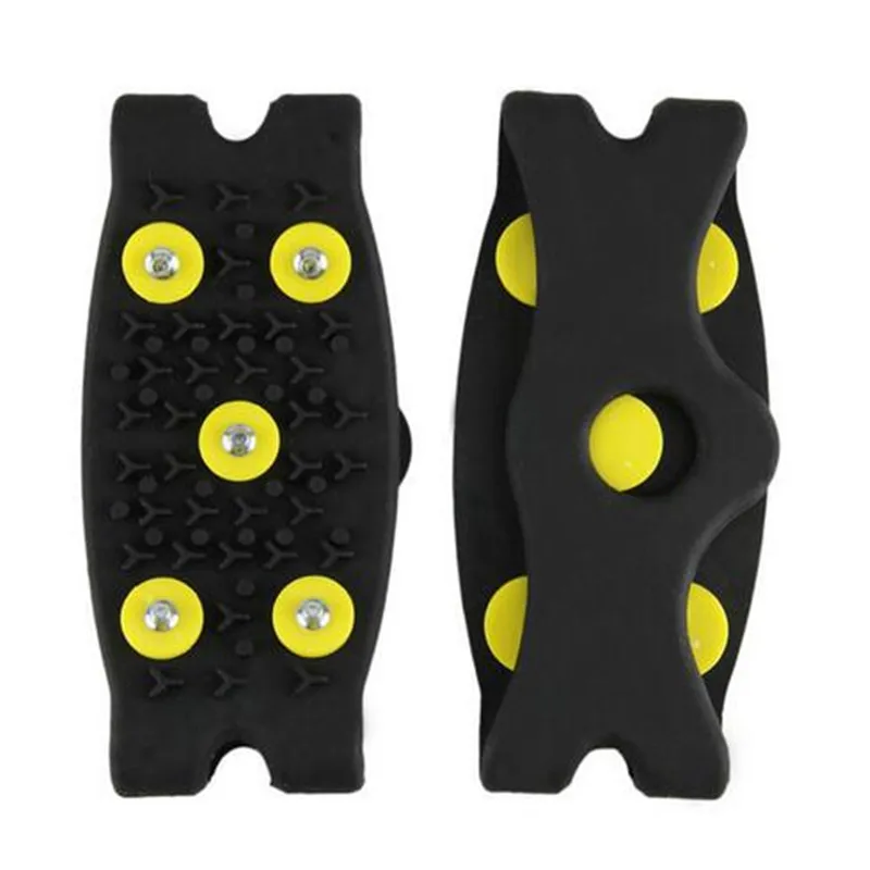 5 шипованных нескользящих ледяных шипы для льда зимние прогулочные спортивные