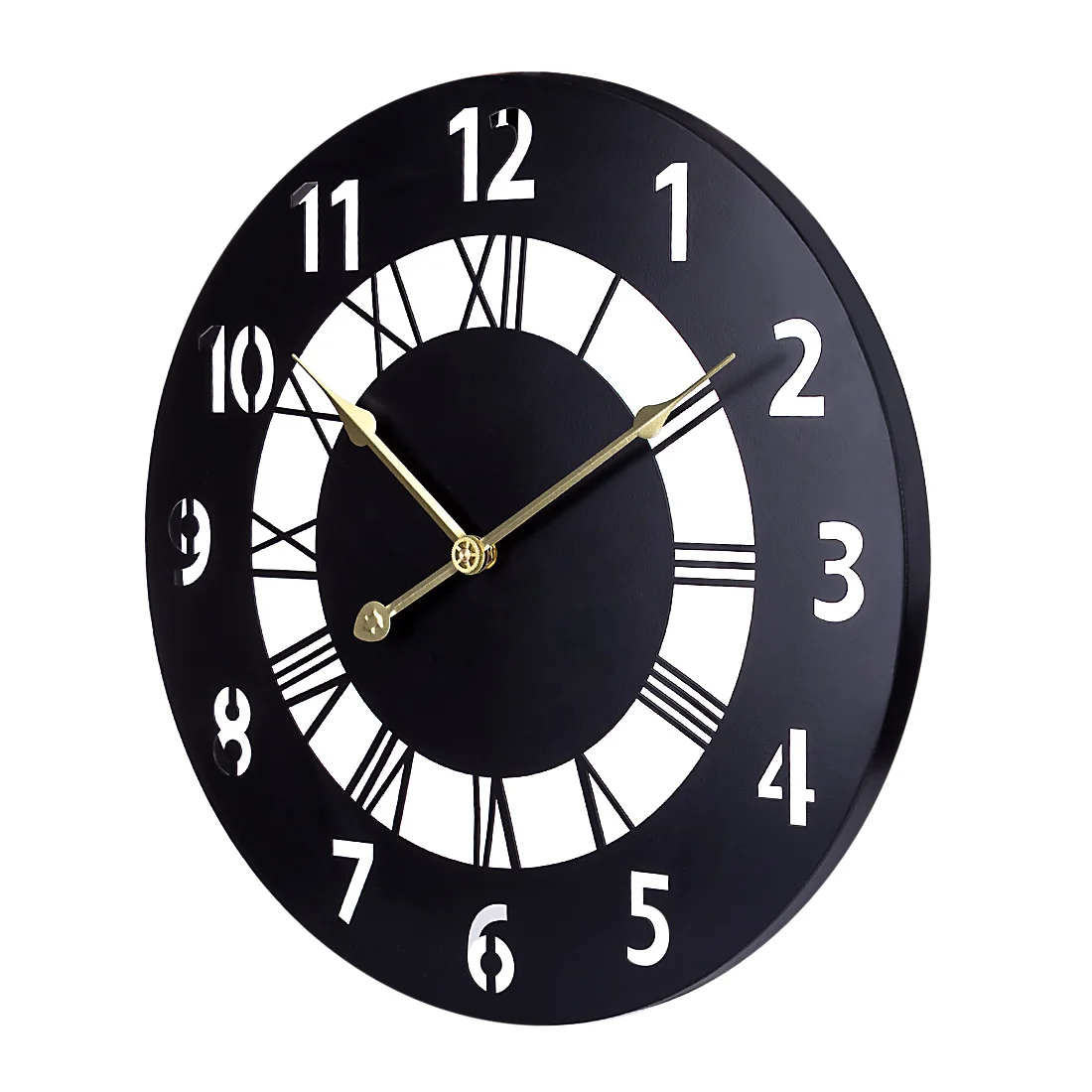 16 дюймов 40 см полые часы бесшумные настенные современный дизайн Висячие для дома