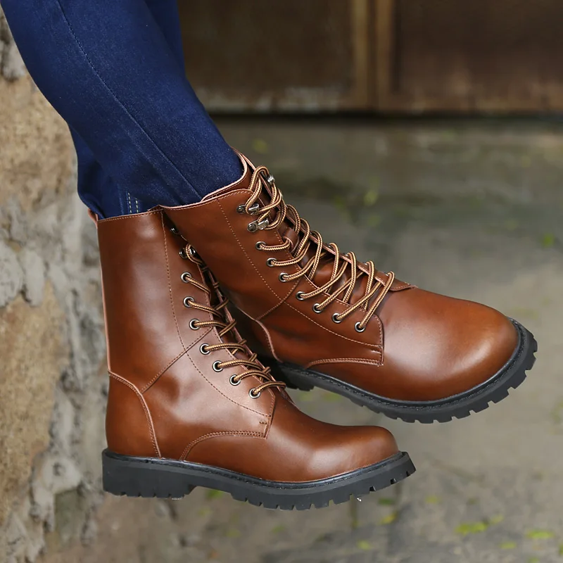 

Shoe Casual Man Men's Leather Casual Shoes Spring Sports Black Zapatos Casuales Men Fashion Sneakers Mens Boots