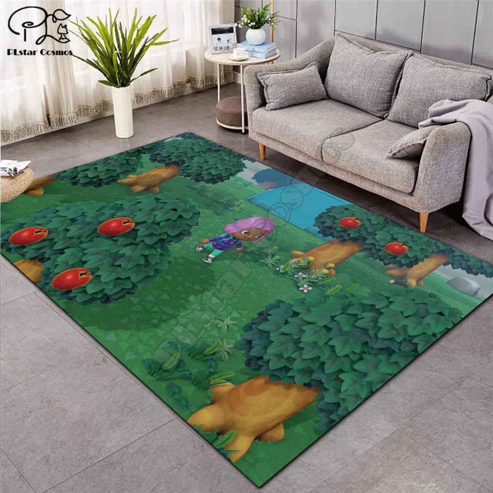 animal crossing carpet kids room soccer rug field parlor bedroom living room floor mats children large rugs home mat free global shipping