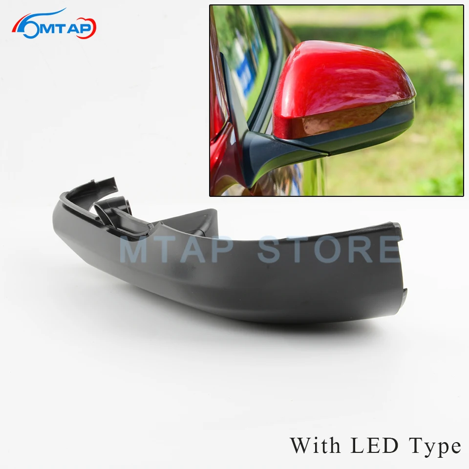 MTAP Outer Side Rearview Mirror Lower Cover For Honda HRV Vezel 2014 2015 2016 2017 2018 2019 Black With LED Type | Автомобили и