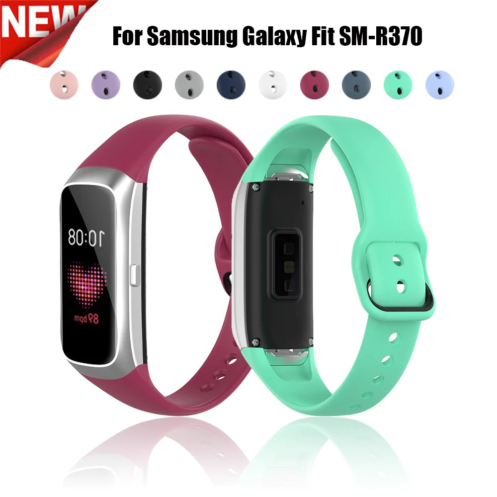 Мягкий силиконовый ремешок для Samsung Galaxy Fit R370 спортивный сменный Браслет умные