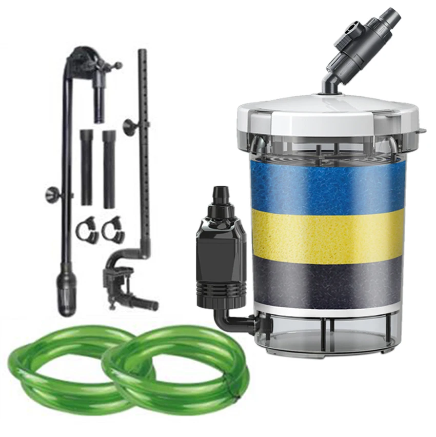 Аквариумный фильтр SUNSUN HW604B белый/прозрачный EW604B/подходит для аквариума объемом 150-300 л, 220 В/50 Гц, расход л/ч
