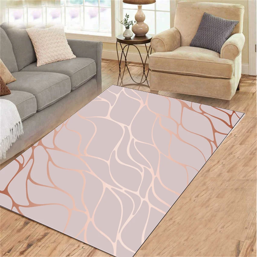 

2022 Flannel Rugs and Carpets for Home Living Room Nordic Striped Diamond Pattern Non-slip Carpet Bedroom Rug Christmas Rug