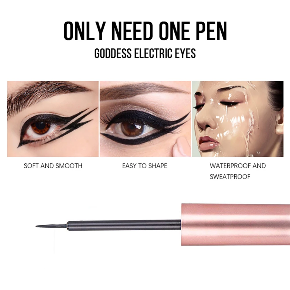 1 пара магнитных накладных ресниц Жидкий Магнитный комплект подводки для глаз