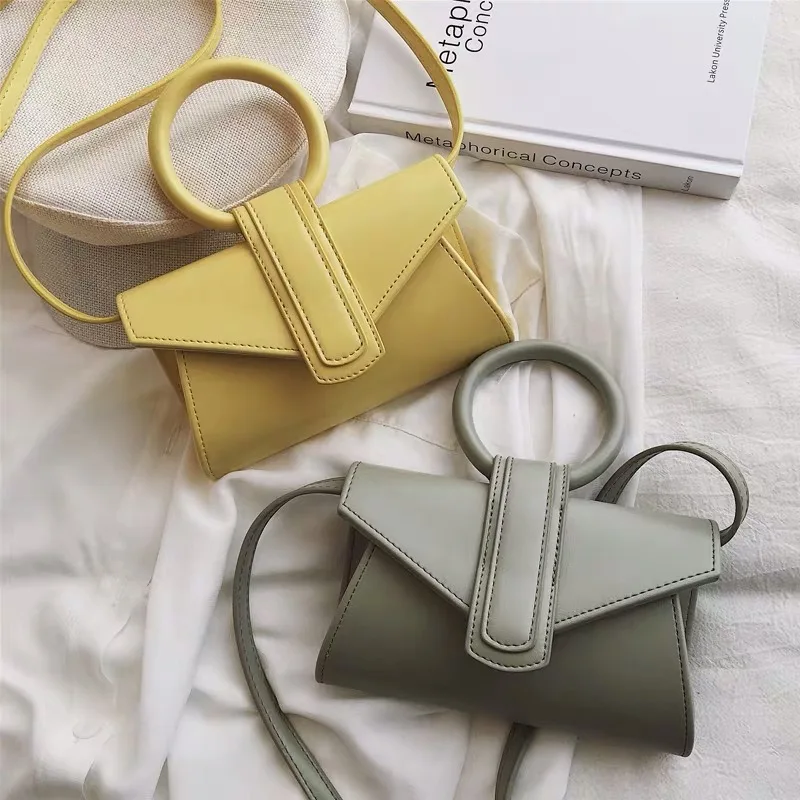 2020 новое кольцо сумка Расширенный с ручкой через океан карманы из искусственной