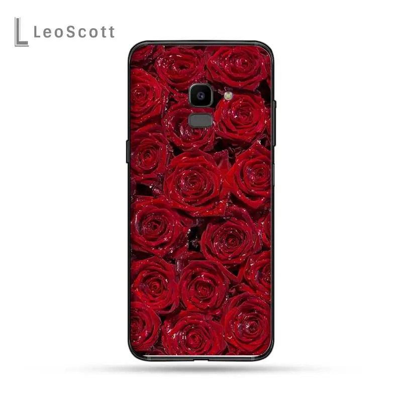 

Beautiful red rose flower Phone Case For Samsung Galaxy J2 J4 J5 J6 J7 J8 2016 2017 2018 Prime Pro plus Neo duo