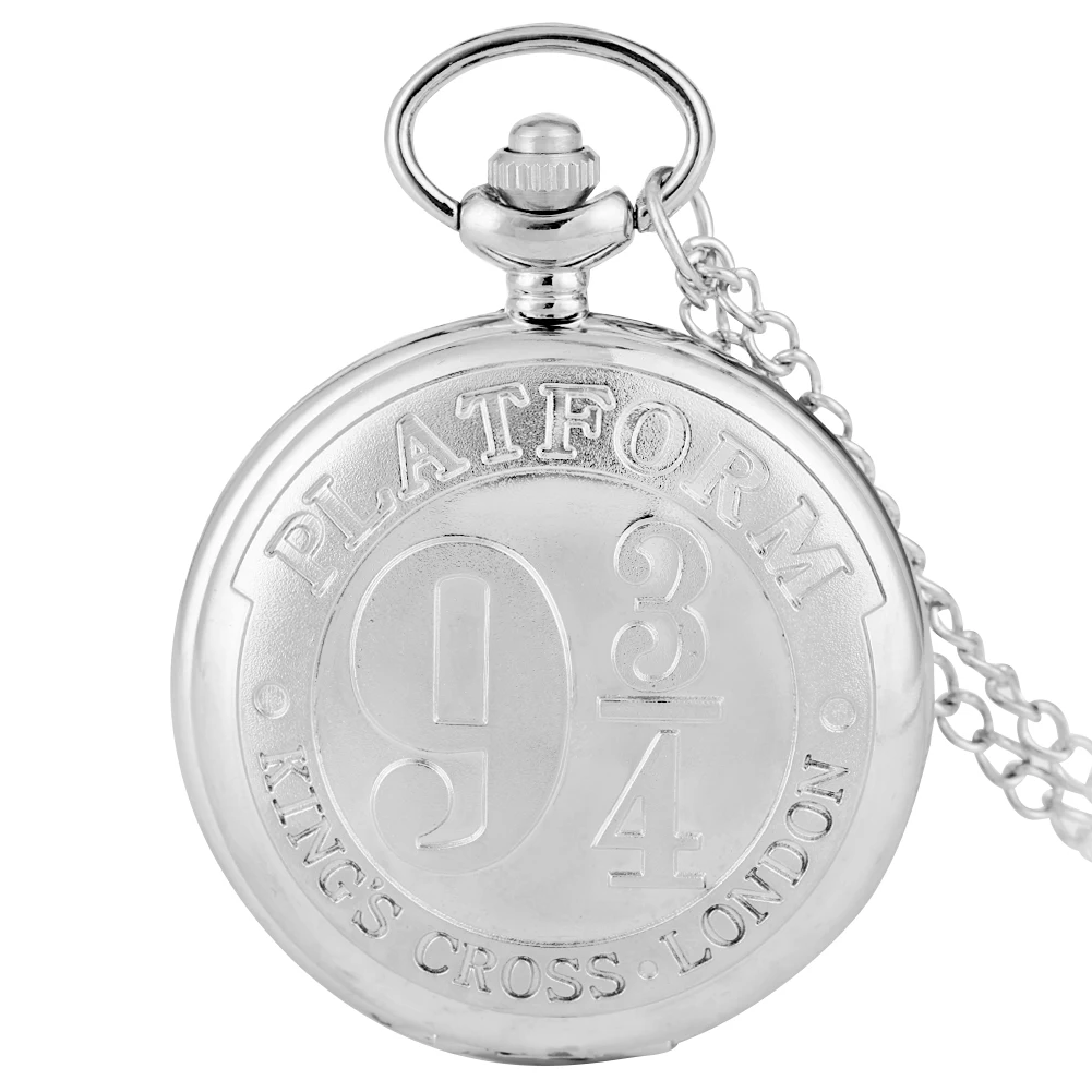 Стильный серебряный карманные часы для мальчиков принадлежность часов