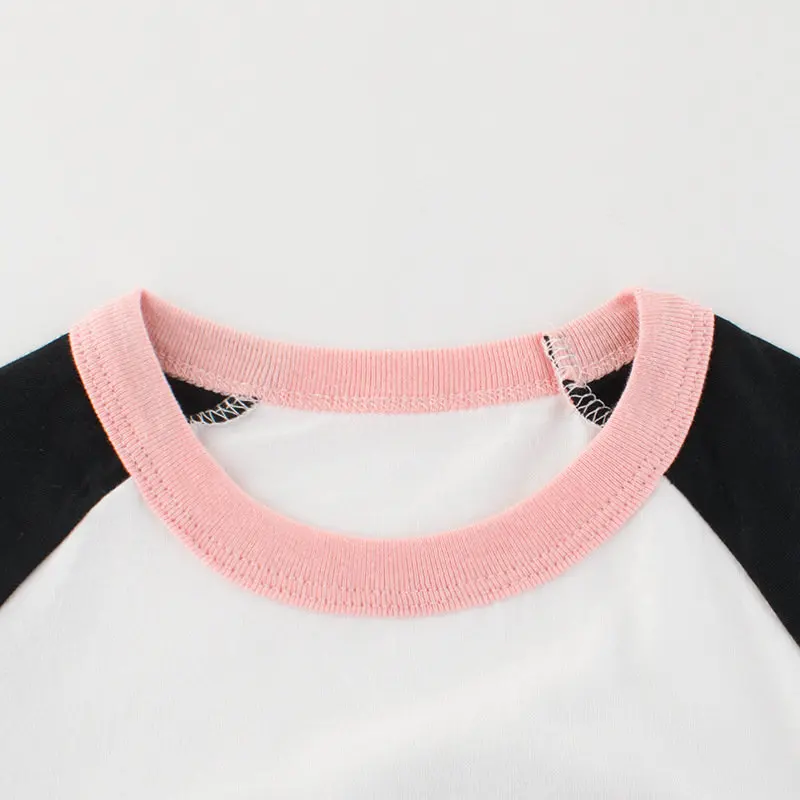 Детские хлопковые футболки для девочек Новая летняя одежда детей от 2 до 7 лет с