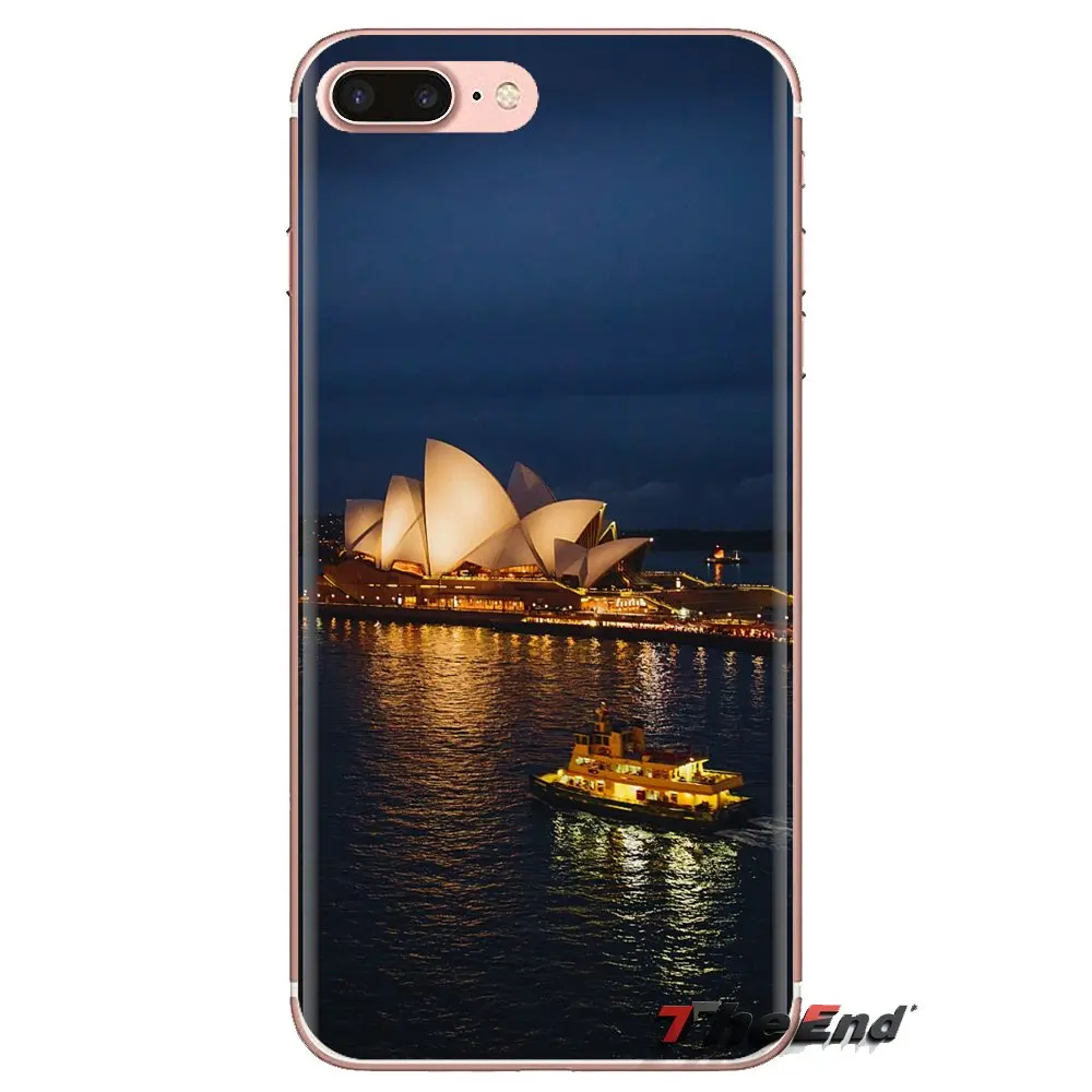 Для Xiaomi Redmi 4A S2 Note 3 3S 4 4X5 6plus 7 6A Pro Pocophone F1 прозрачный мягкий чехол Чехлы Сидней опера