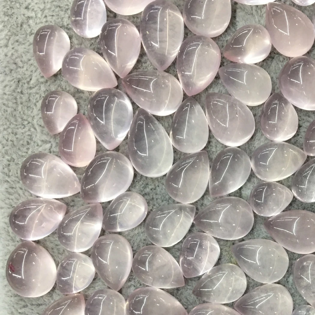 

5 шт., бусины из розового кварца, 8x11 -9x13 мм, серебро 925 пробы