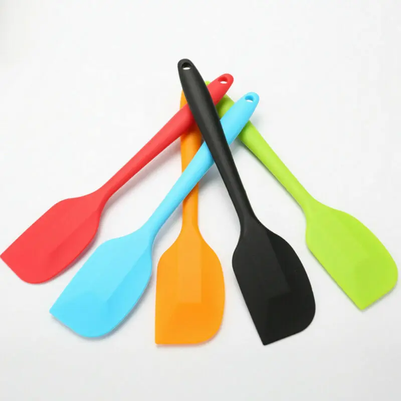 Silicone Cake Cream Spatula Mixing Scraper Brush Spoon Kitchen Baking Tool |