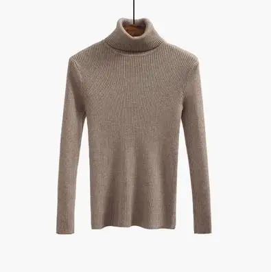 SWEATSHIRTS Высококачественный женский свитер, пуловер с высоким воротом, зимние топы, однотонный кашемировый свитер, Осенний женский зимний свитер - Цвет: SWEATSHIRTS