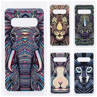 for samsung galaxy s21 s20 ultra rhinoceros tiger elephant night glow hard case for s7 s7 s8 s9 note 8 9 10 plus luminous cover