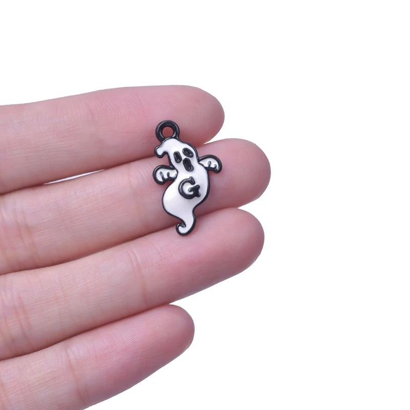 

2021 New Halloween Charm Pendant 15pcs Mix Cute Enamel Pumpkin Charms For Jewelry Making Necklace Holiday Accessories Handmade