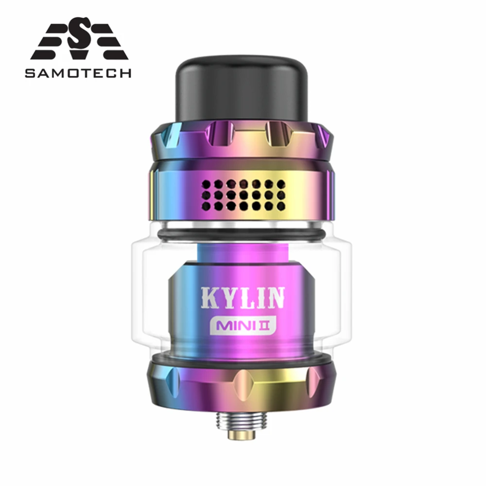 

Kylin Mini V2 RTA бак перестраиваемый 5 мл Верхний воздушный поток подходит готовая сплавленная катушка Clapton электронная сигарета испаритель атома...