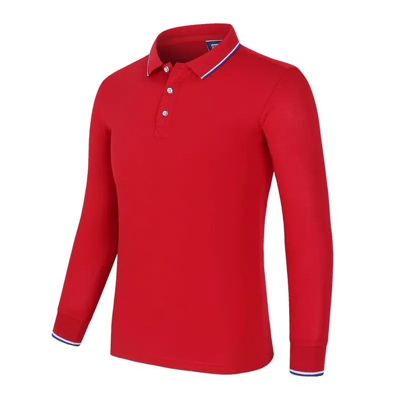 Фото Мужские хлопковые рубашки поло унисекс, униформа групповой команды, женские топы для отдыха, индивидуальный принт, ваш собственный дизайн, изображение, логотип бренда компании №5