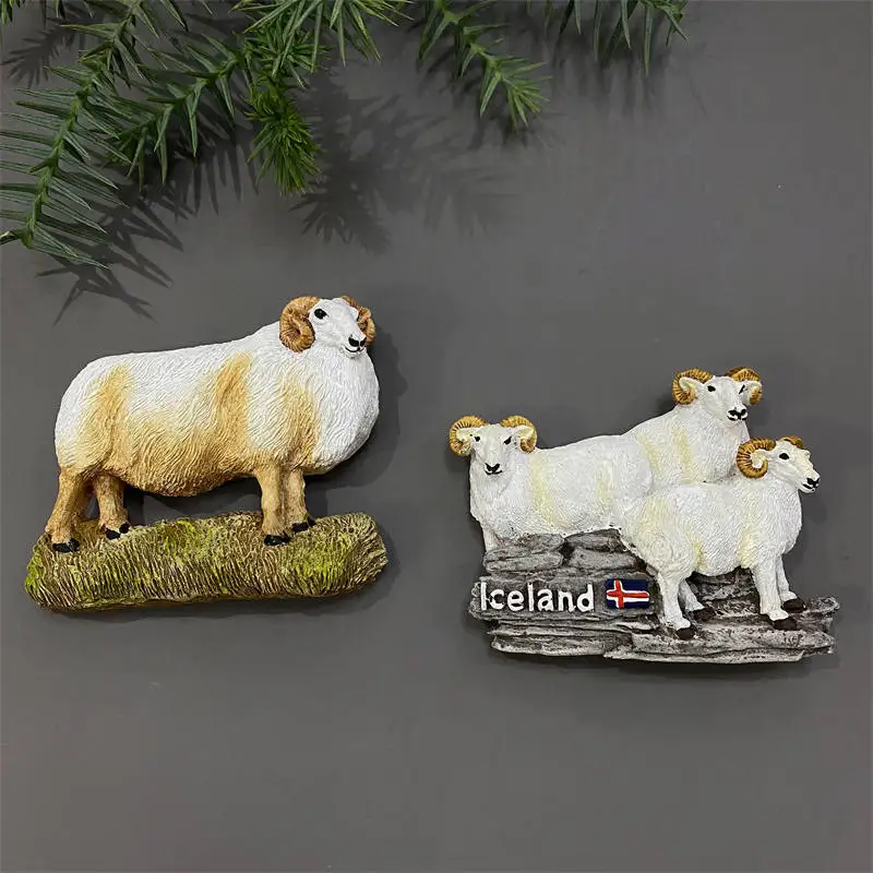 

QIQIPP Fridge Magnet Fine Collection Export Icelandic Sheep Magnet Home Furnishing Decoration Sticker