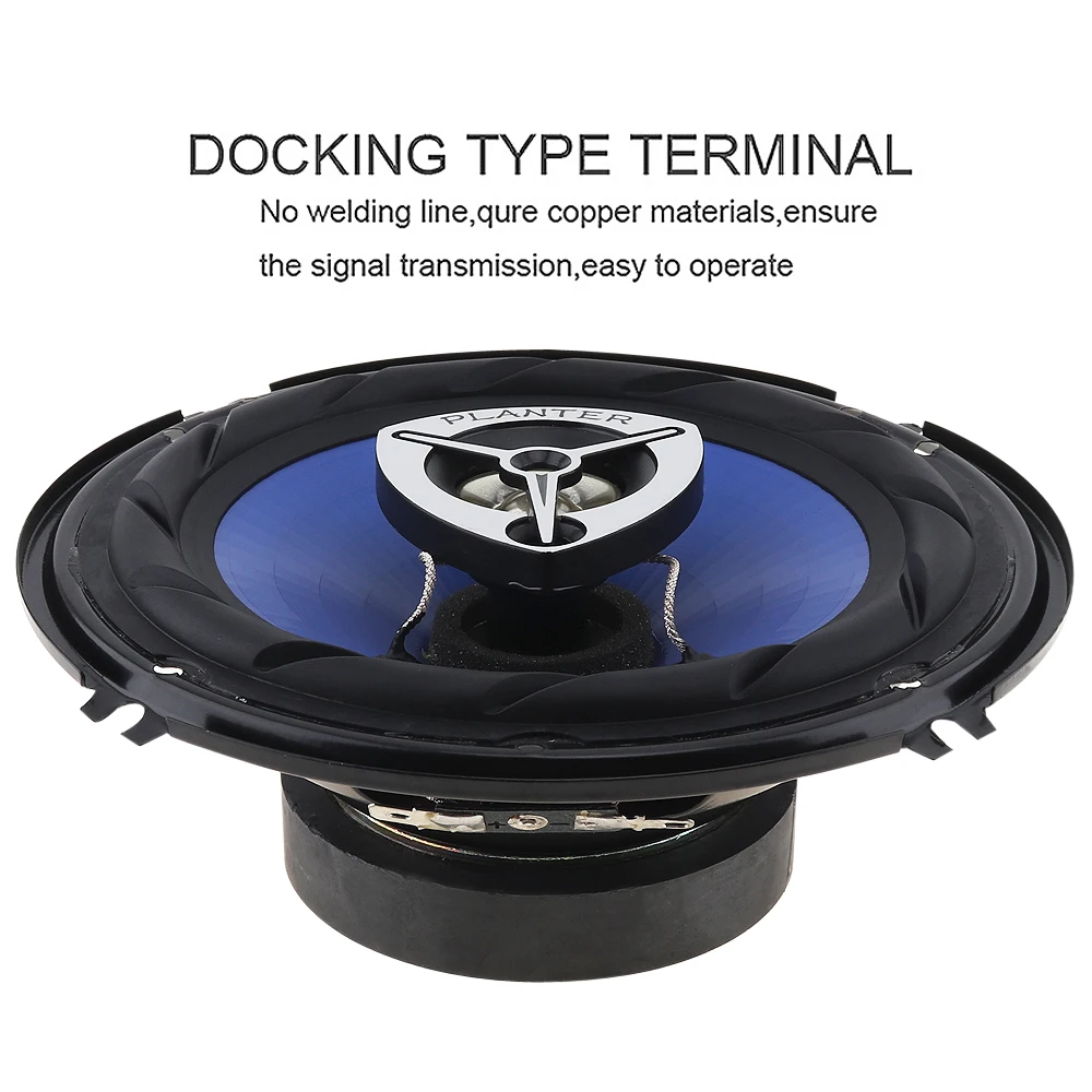 2 шт 6,5 дюймов 500 Вт автомобильный HiFi коаксиальный динамик для двери автомобиля Авто Аудио Стерео полный диапазон частоты динамик s для автомобиля