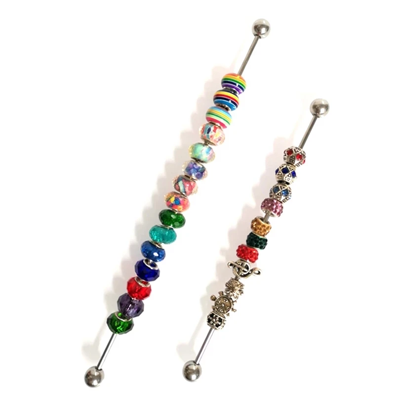 

3mm 2mm Charm Beads Storage Rod for Sorting Charms Pandora E Series Bracelet Beads Holder Trollbeads Accessories Organizer Shaft