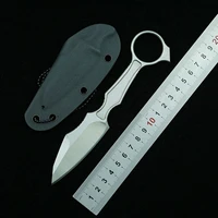 lemifshe gitfo kydex sheath fixed blade hunting d2 steel tactical outdoor survival kitchen fruit knife edc