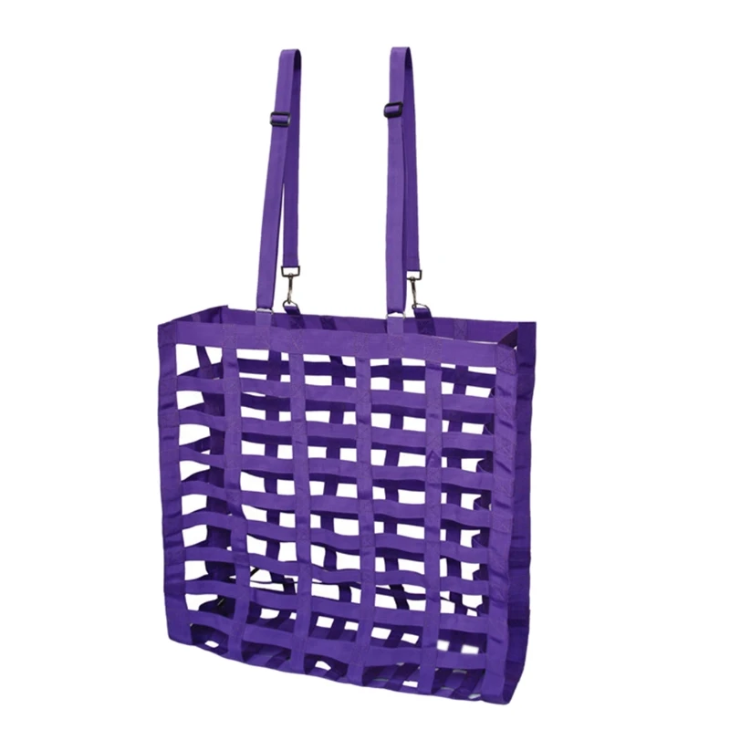 

Easy-Feed Patented Four Sided Slow Feeder Horse Hay Bag Pet Hay Bale Storage Bag