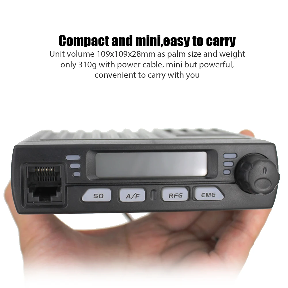 Ultra Compact 25.615--30.105MH 8W Amateur Car radio Station CB-40M Citizen Band AM/FM walkie talkie AC Radio AC-001