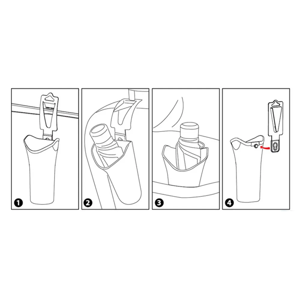DSYCAR 1 шт. автомобильный Зонт ведро для хранения авто мусорное креативное мини