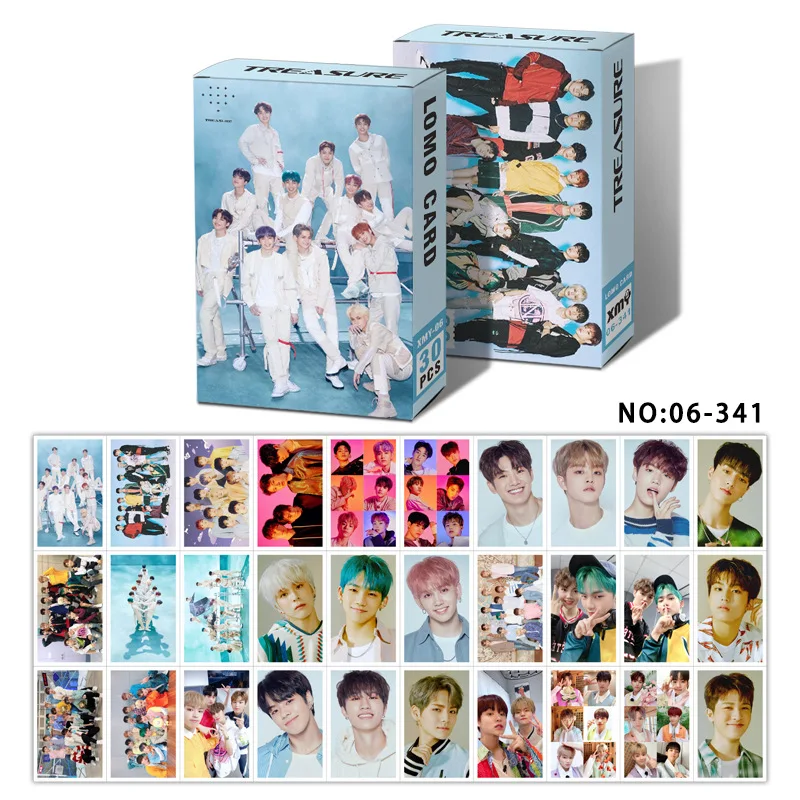 

30pcs/set Kpop TREASURE Lomo Cards photocard K-pop Photo cards