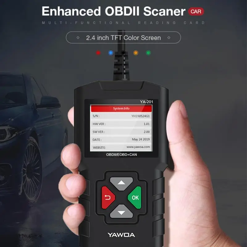 Автомобильный сканер OBD2 адаптер для диагностики автомобиля считывающая карта