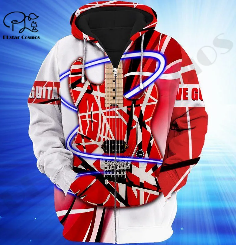 

PLstar Cosmos 3D Printed Music Red Electric Guitar Newest Harajuku Premium Streetwear Unisex Casual Hoodies/Sweatshirt/Zip E-5