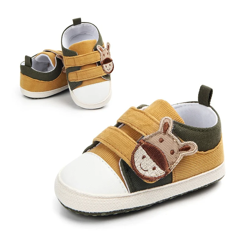 

Infant Baby Boys Shoes Cartoon Canvas Newborn Baby Toddler Fashion Soft First Walkers For 0-18 Month