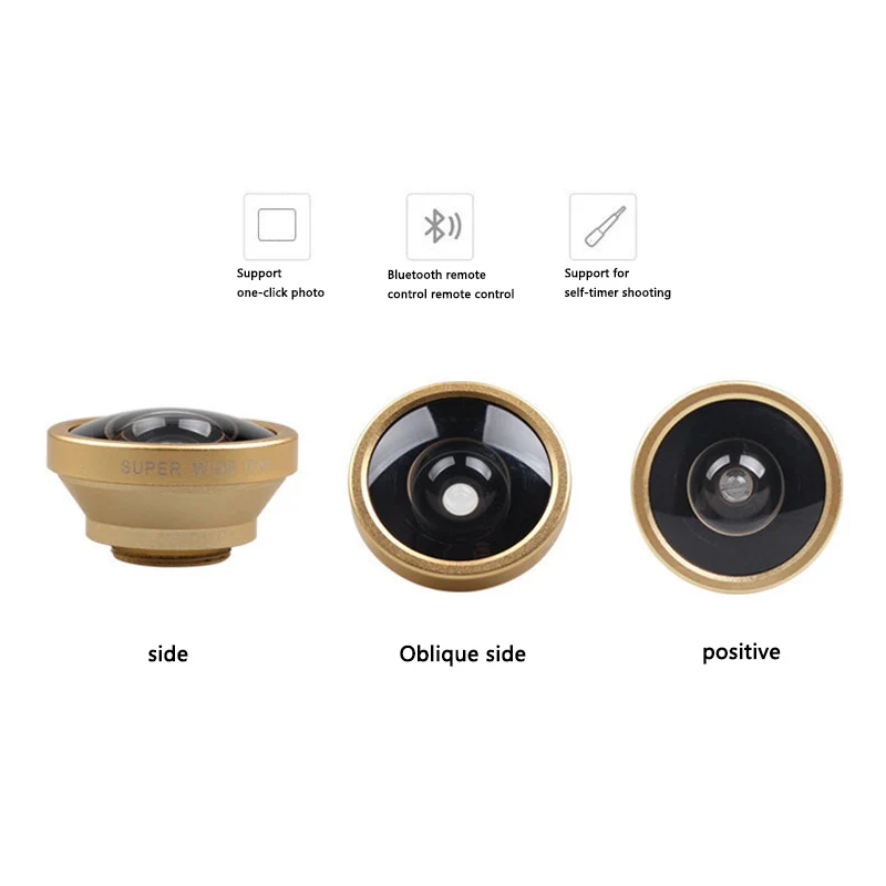 Универсальный 0.4X градусов Супер Рыбий глаз мобильный телефон объектив камеры