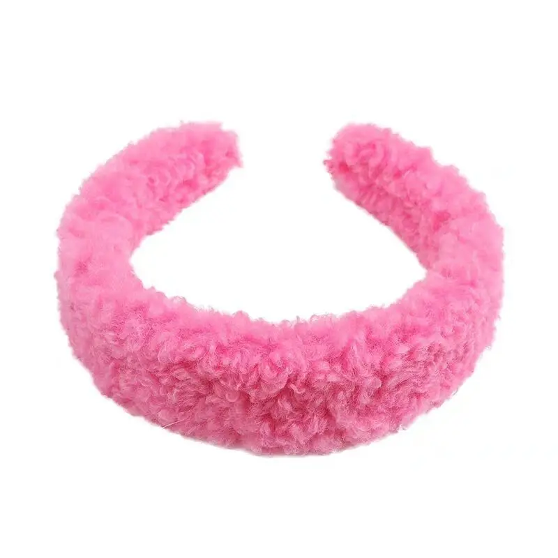 Ободок для волос теплый с широкими полями из ягненка 1 шт. |