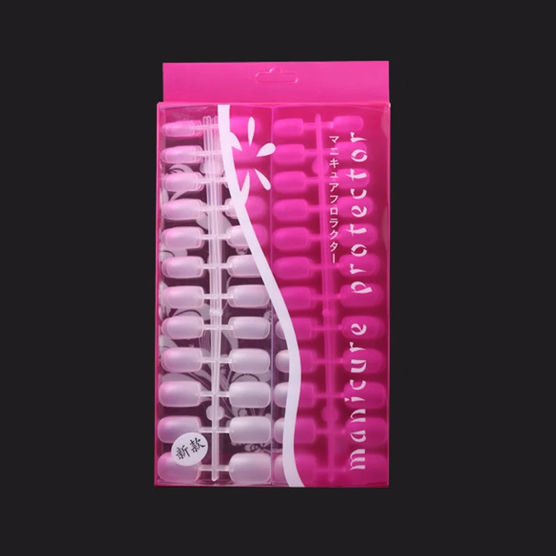 240 шт./кор. белого цвета матовые накладные ногти разных Размеры Ноготь Пресс на