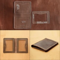 new diy handmade fashion personality driving license card package acrylic template handmade leather craft bag template 810 5cm