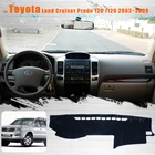 Для Toyota Land Cruiser Prado 120 J120 2003  2009 консоль приборной панели замшевый Коврик защитный солнцезащитный чехол