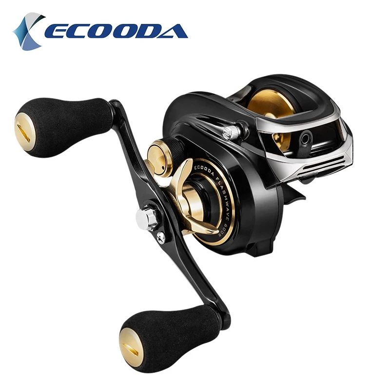 Ecooda Saltwater Trolling Single/Double Crank Fishing Reel E